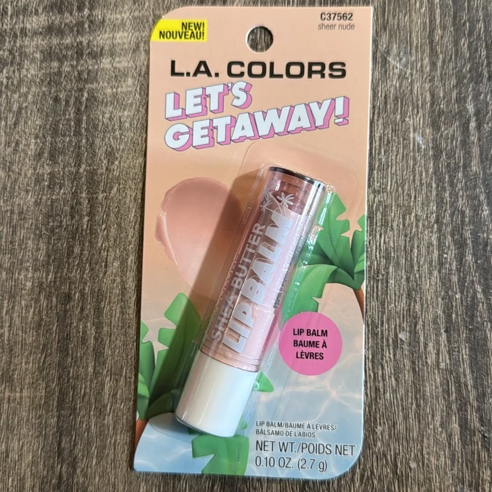 🥰🥰L.A. COLORS Let’s Getaway! Shea Butter Lip Balm Set🥰🥰